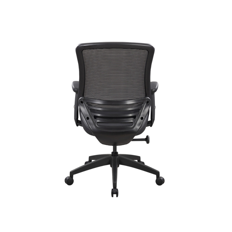 Sterling Plus Size Mesh Back Task Chair with PU Leather Seat - Thumbnail 3
