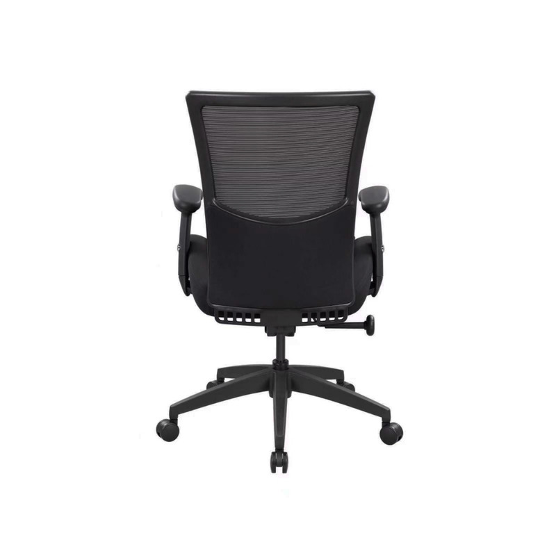 Seabrook Plus Sized Mesh Back Task Chair with Plush Seat - Thumbnail 4