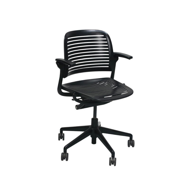 Cachet Swivel Used Mobile Chair with Flip Up Arms - Image 1