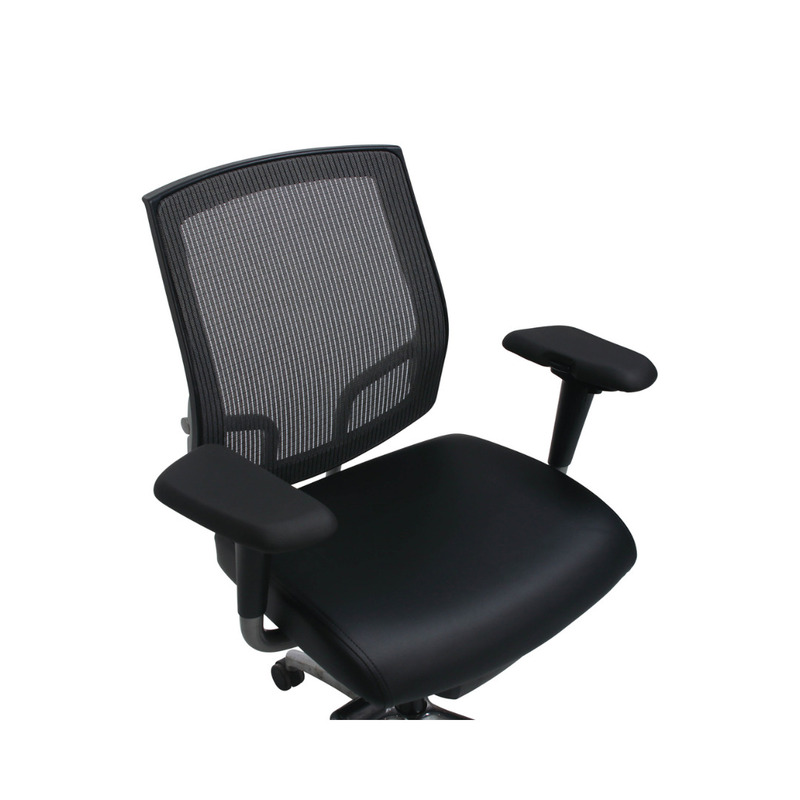 Focus Used Graphite Mesh Back Task Chair w Aluminum Base - Thumbnail 4
