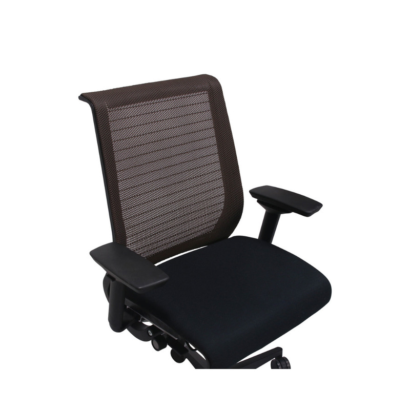 Think Used Root Beer Mesh Back Task Chair - Thumbnail 4