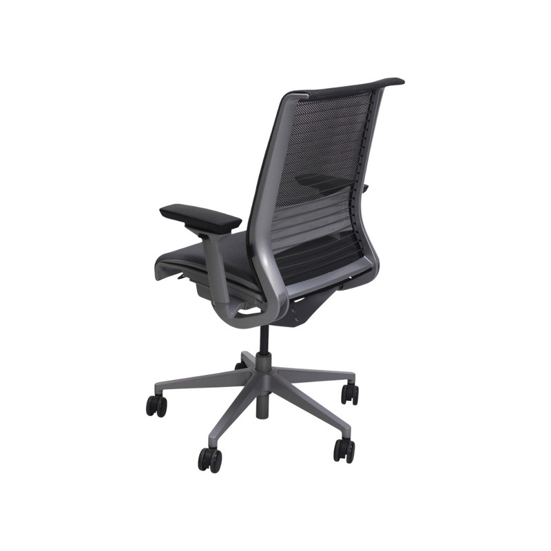 Think Used Task Chair w Platinum Frame - Thumbnail 3