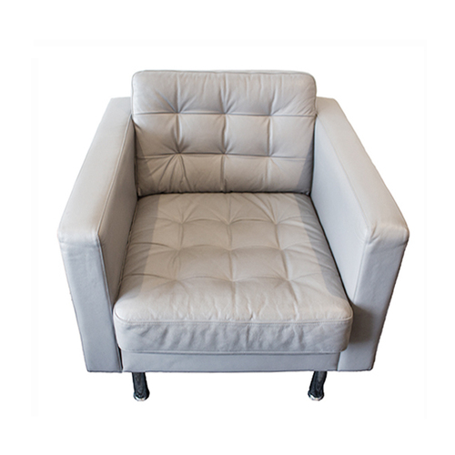 Tufted Leather Club Chair - Image 1