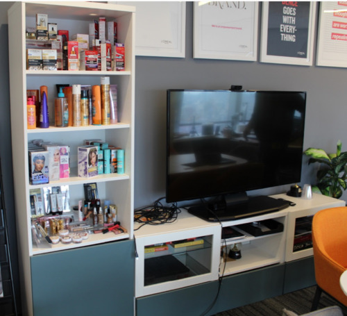 Credenza with Tall Bookcase - Image 1