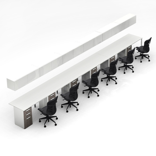 'Canvas' Benching Workstation (WS-6TS) - Image 1