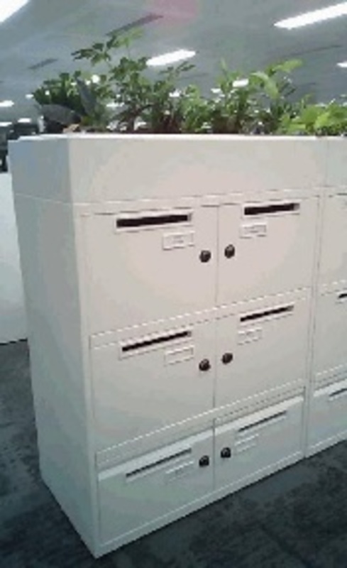 Six Door Locker (With Planter) - Image 1