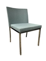 Stylex Mark 2 Armless Guest Stack Chair (Blue/Chrome)