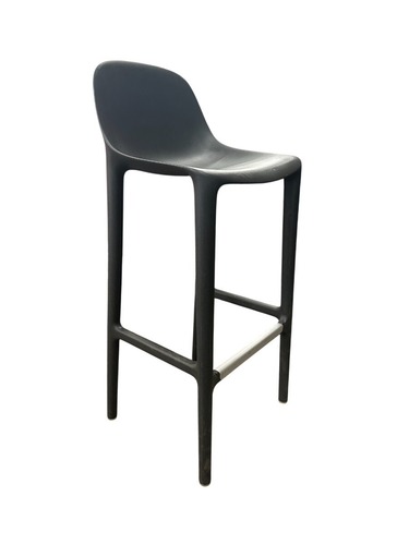 Emeco Broom Bar Height Stool (Dark Grey) - Image 1