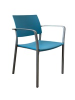Stylex Brooks Multi-purpose Chair (Blue/Silver)