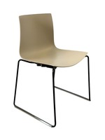 Arper Catifa 46 Dining Chair (Greige/Chrome)