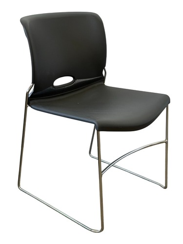 HON Olson High-Density Stacker (Black/Chrome) - Image 1