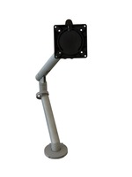 Single Silver Clamp on Monitor Arm