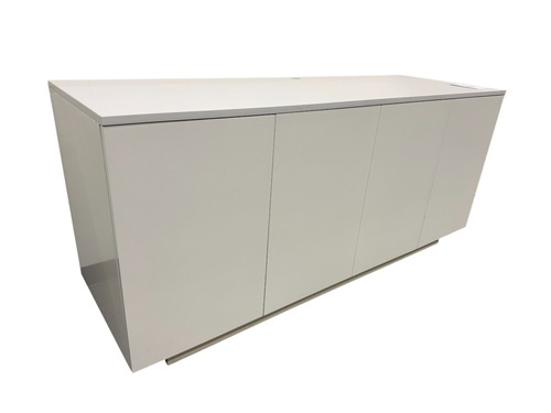 NuCraft Flow Credenza (White) - Image 1