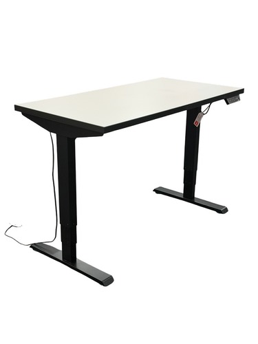 Friant Height Adjustable Desk (White/Black) - Image 1