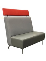 Intima 2 Seat Modular unit w/ Shelf and Headrest