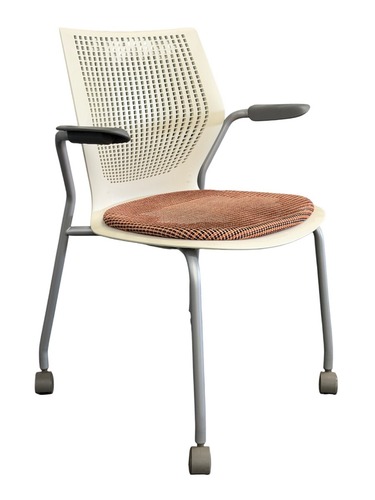 Knoll ReGeneration Side Chair - C grade (Red Pattern) - Image 1