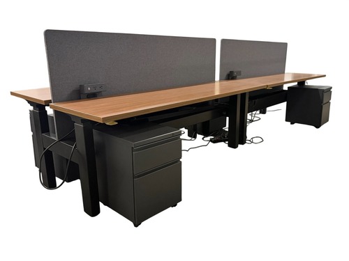 Herman Miller Height Adjustable Benching Station - Image 1