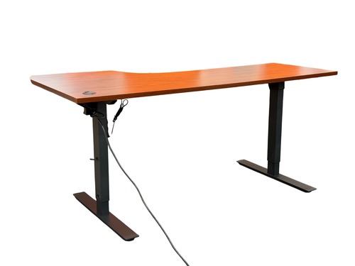 NKV Office Height Adjustable Electric Standing Desk - 66"W x 30" - Image 1