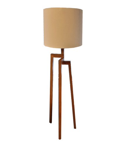 Stilt Wooden Tripod Floor Lamp - Image 1