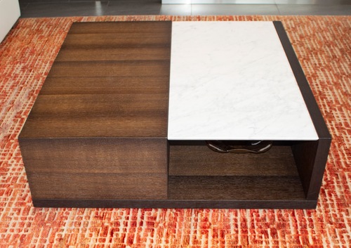 Custom-Made Square Coffee Table - Thumbnail 2