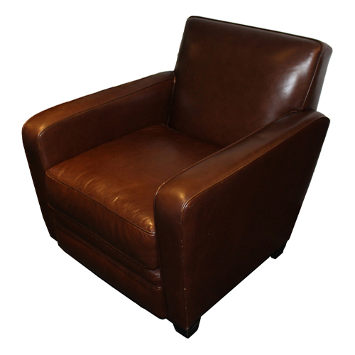 Leather Club Chair - Image 1