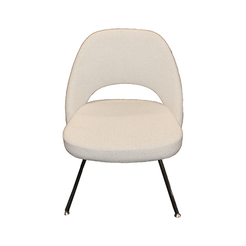 'Saarinen' Executive Side Chair w/ Metal Legs - Image 1