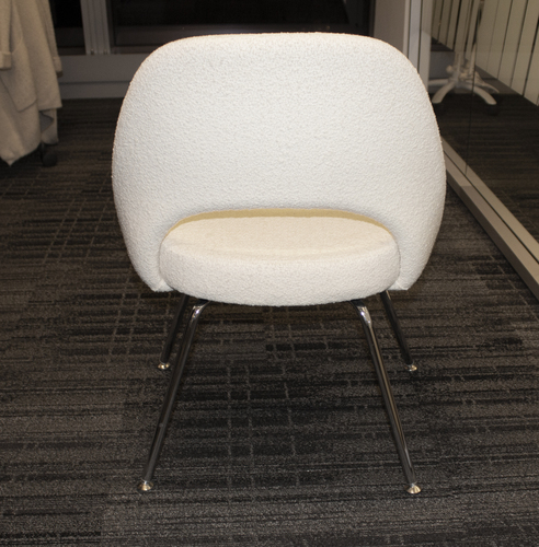 'Saarinen' Executive Side Chair w/ Metal Legs - Thumbnail 4