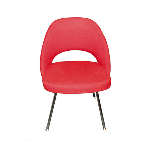 'Saarinen' Executive Side Chair w/ Metal Legs - Image 1