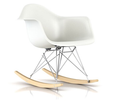 Eames Molded Plastic Rocking Chair - Image 1