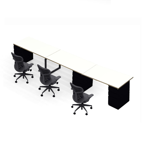 Fixed-Height Double Side Benching 3-Pack (WS-3TB) - Image 1