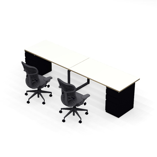 Fixed-Height Double Side Benching 2-Pack (WS-2TB) - Image 1