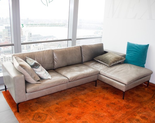 Leather Sofa/Chaise - Thumbnail 2