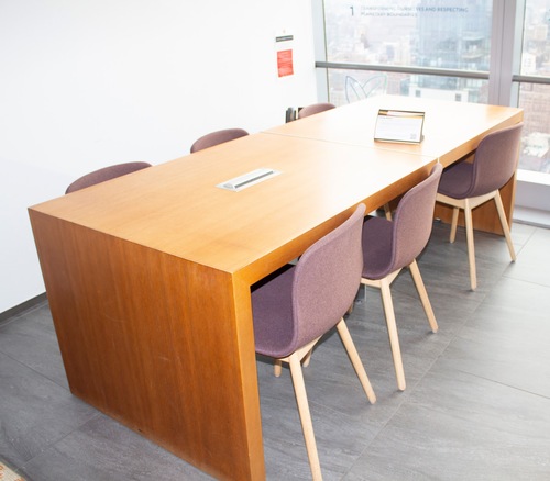 Prat Rectangular Meeting Table (Seated Height) - Thumbnail 2