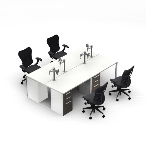 'Canvas' Benching Workstation (WS-4T) - Image 1