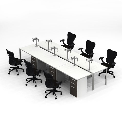 'Canvas' Benching Workstation (WS-6T) - Image 1