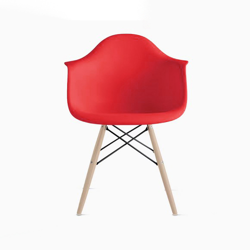 Replica Eames Molded Plastic Arm Chair - Image 1