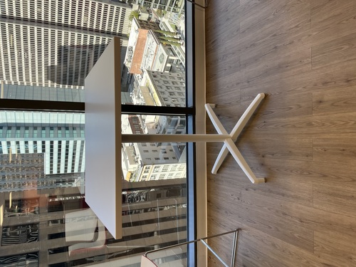 'Revue' Square Laminate Table - Thumbnail 2
