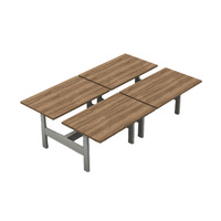 Dual Height-Adjustable Benching