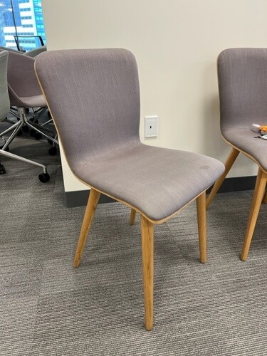 'Sede Miller' Grey x Walnut Dining Chair - Thumbnail 2