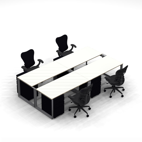Fixed-Height Double Side Benching 4-Pack (60X30, WS-4TB) - Image 1