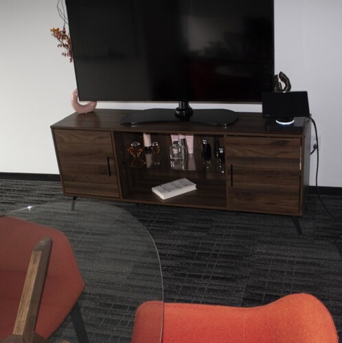 Mid-Century Modern Credenza (60X16X24H) - Image 1