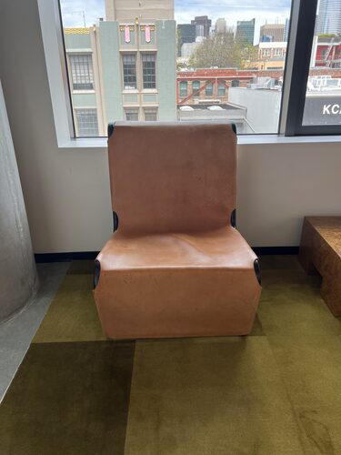 Custom Leather Accent Chair - Thumbnail 7