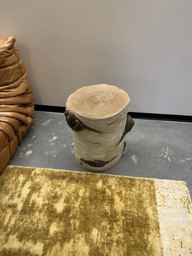 Ceramic Birch Tree Trunk Side Table - Thumbnail 2
