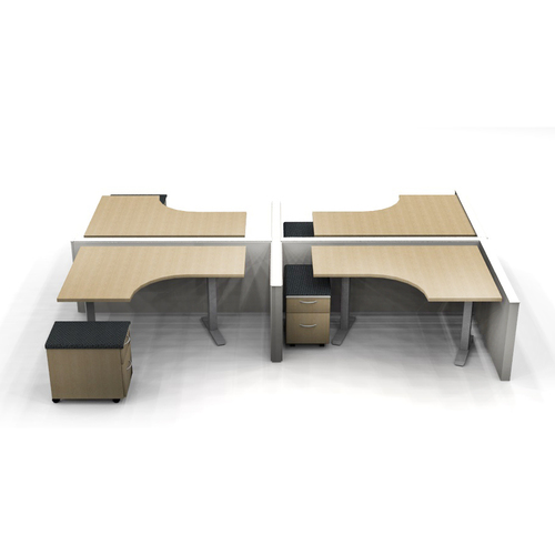 Answer 6X6 Workstation - 4 pack - Image 1