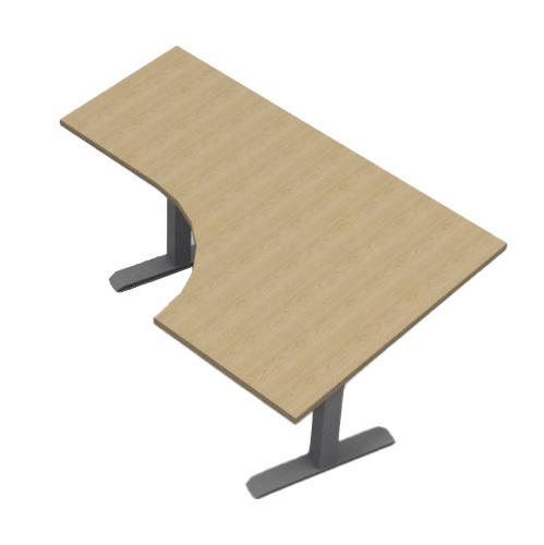 Extended Corner Work Surface (AMQ Height Adjustable Base) - Image 1