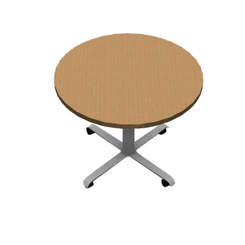'Sensation' Round Table (With Casters) - Image 1