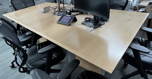 Trapezoid Conference Table - Thumbnail 3