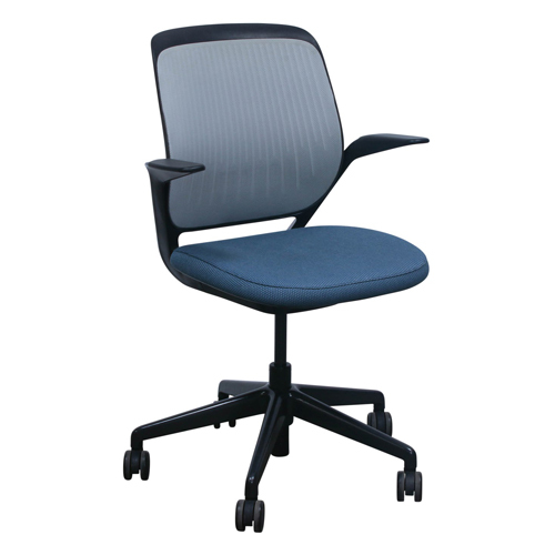 'Cobi' Mesh Back Fixed Arm Chair - Image 1