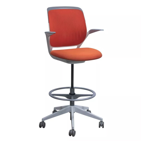 'Cobi' Mesh Stool with Fixed Arms - Image 1