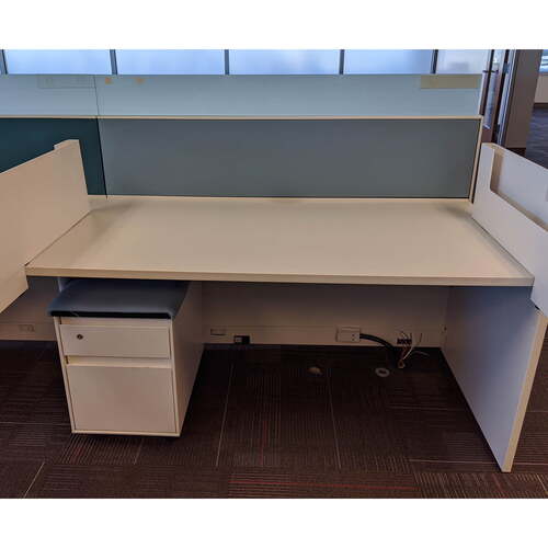 'Answer' Cubicle w/ Glass (5x2.5, Sold in Pods) - Thumbnail 9